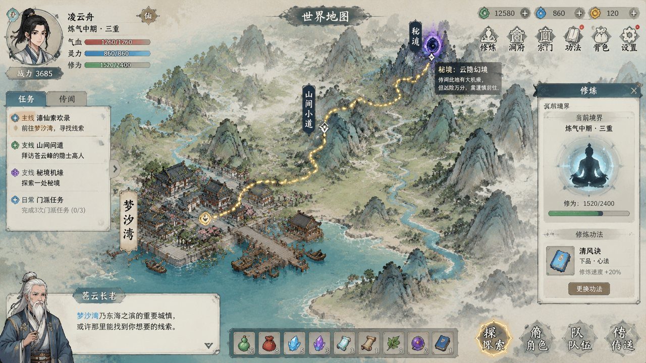 谪仙索欢录 任务推进 详情图 3