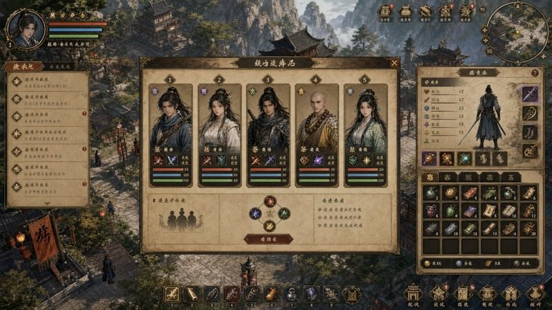 金庸群侠传5爱与死仙狐MOD六周年 天命线 实机截图 5